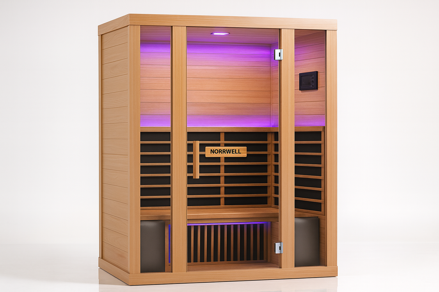 Norrwell Aura 3‑Person Infrared Sauna – Scandinavian Wellness at Home